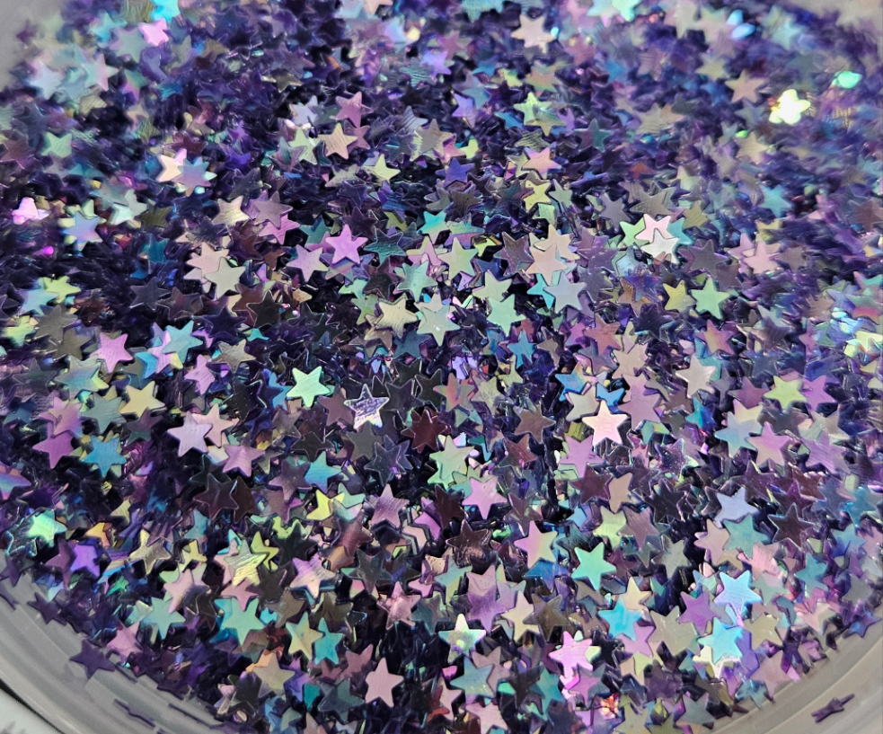 50G purple metallic star 2oz