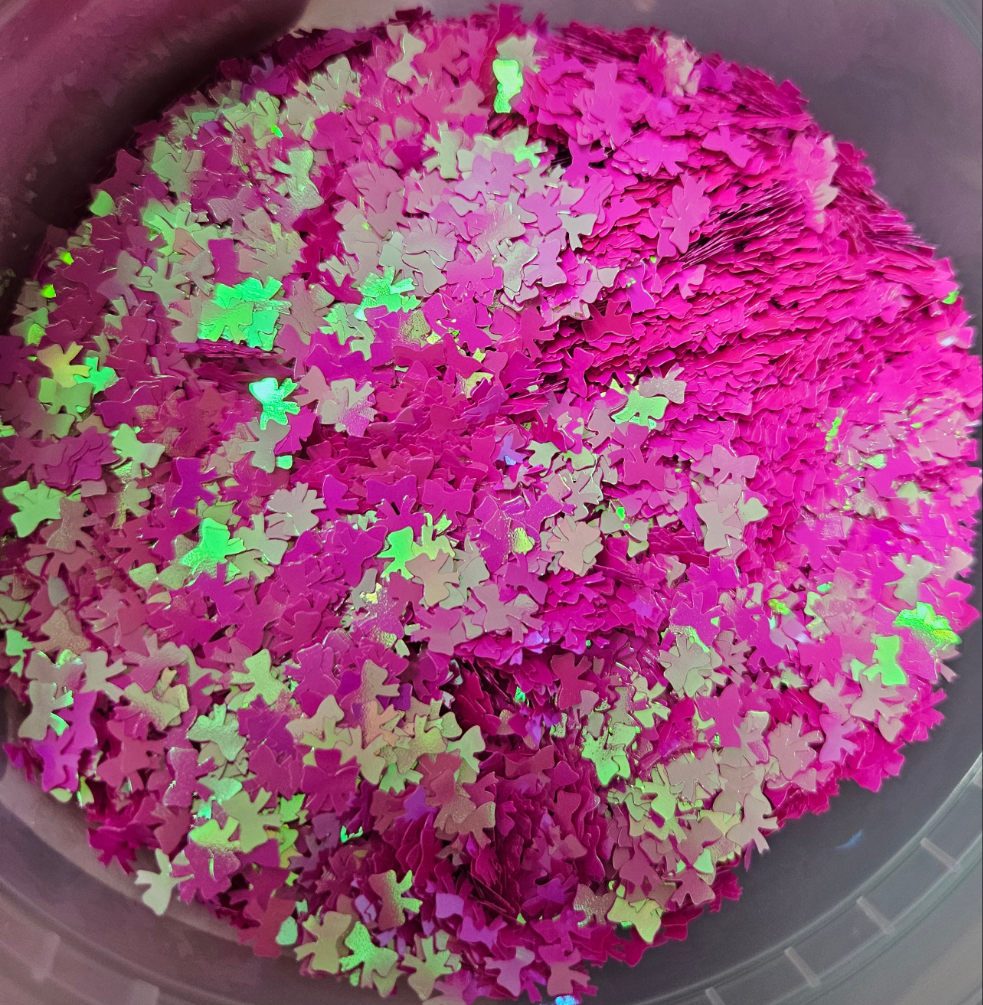 47G hot pink bow 2oz