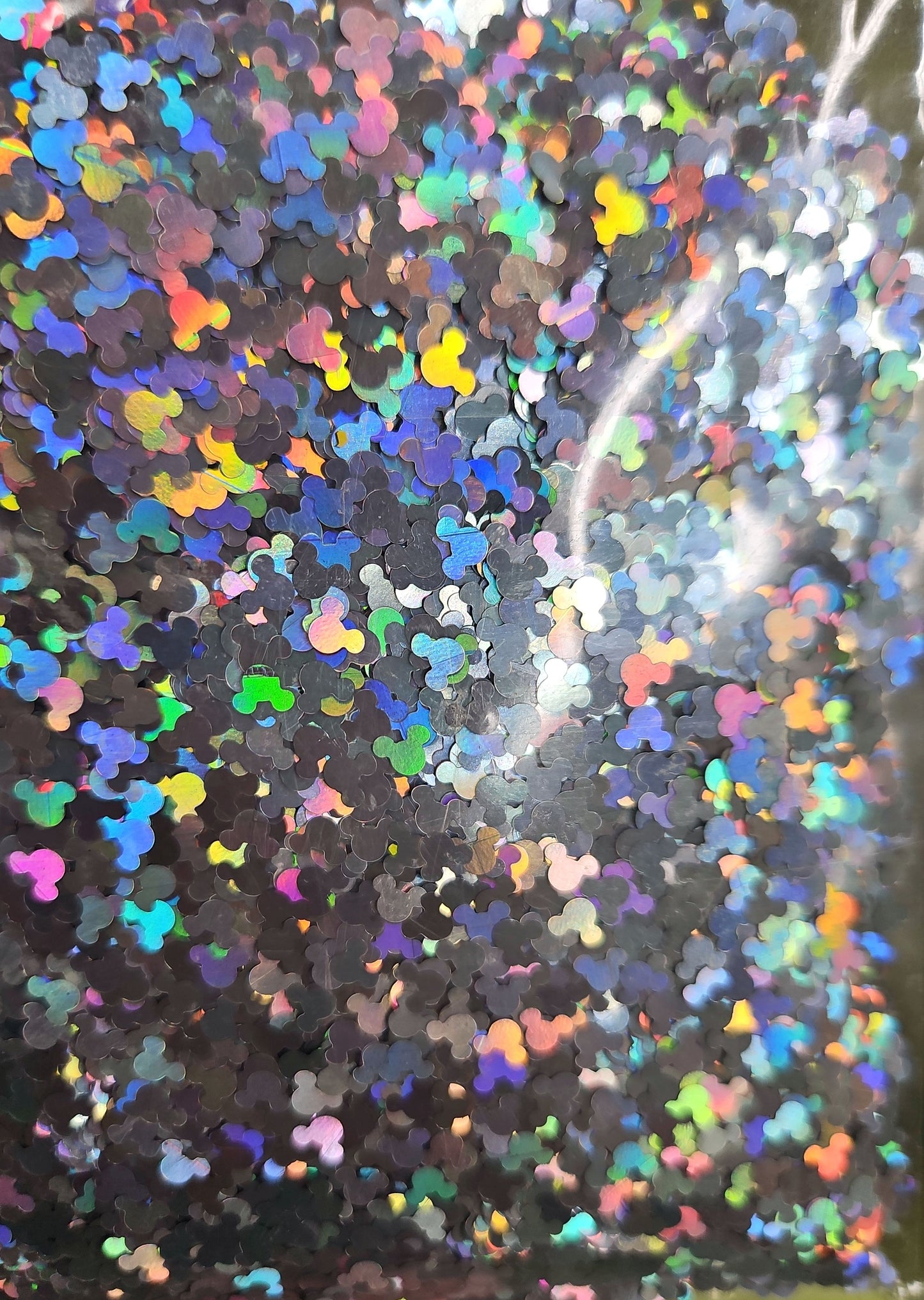 Silver holo mickey ears