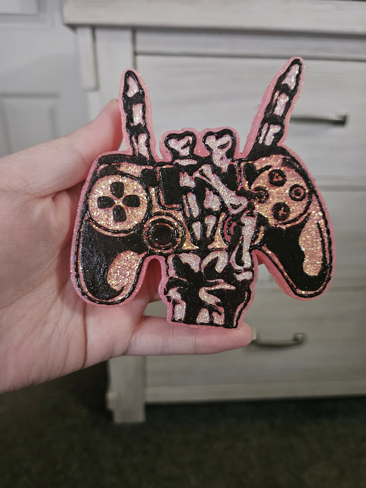 Pink controller(Glow)- Mexican vanilla scent