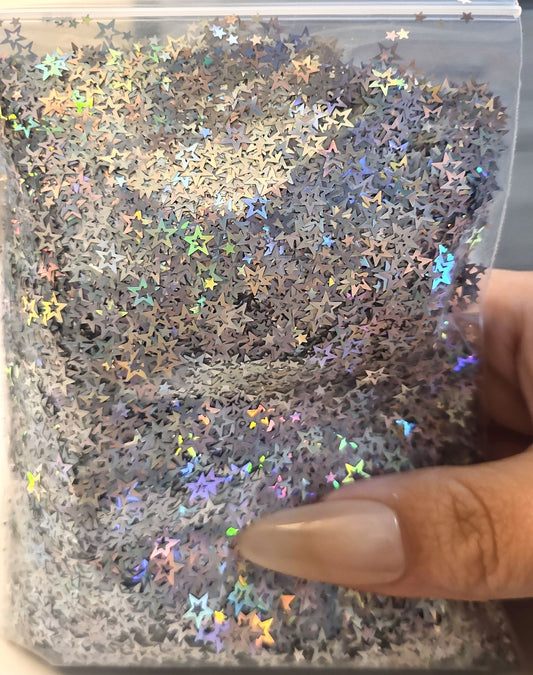 102G holo silver stars 2oz