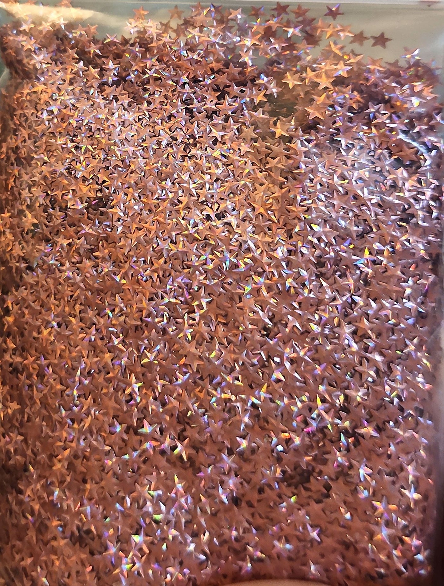 87G rose gold 3d star