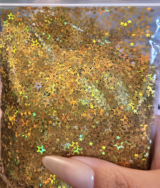 83G gold holo star
