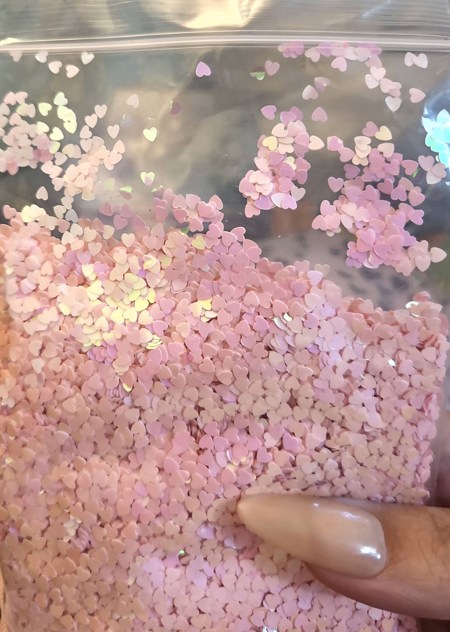 93G soft pink heart 2oz