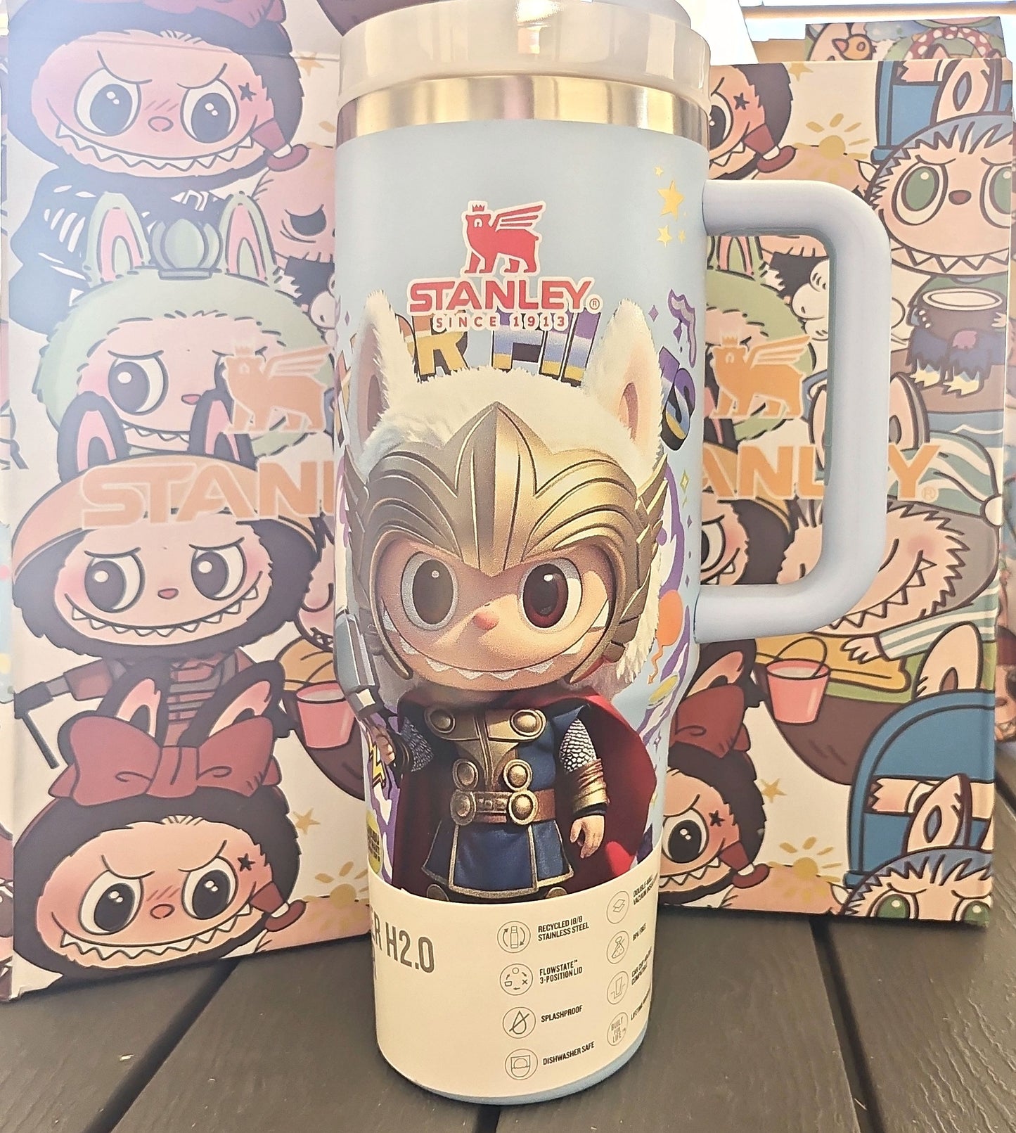 Thor  Labubu Stanley 40oz