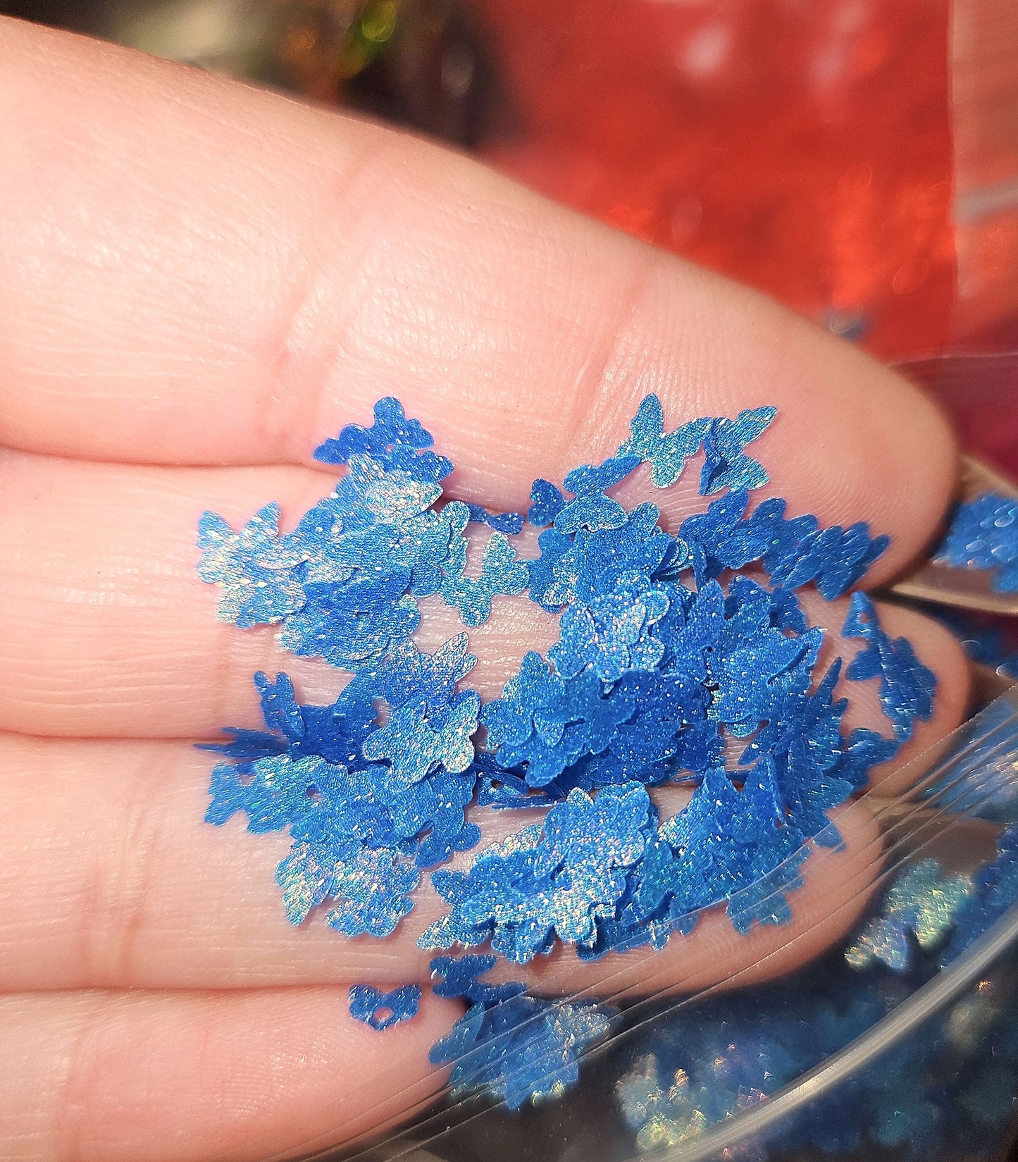 Butterfly shift glitter