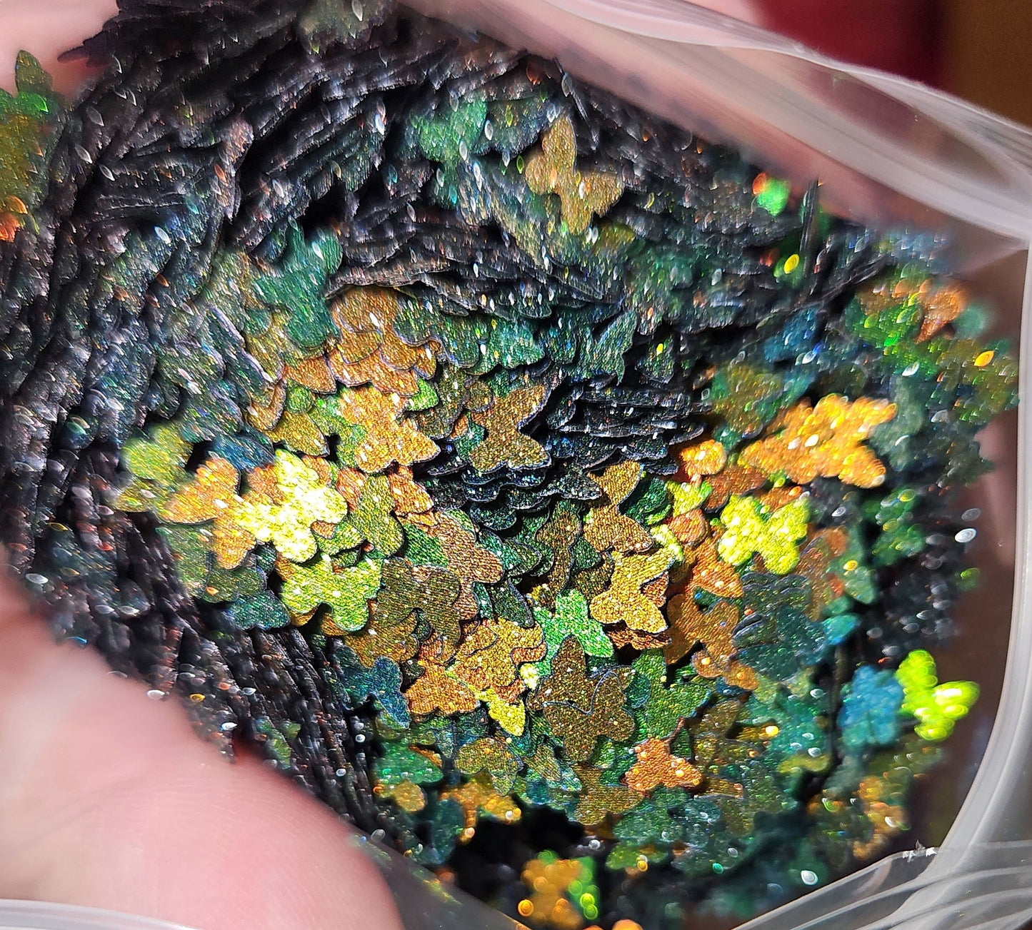 Butterfly shift glitter