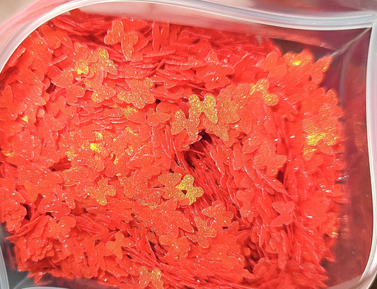 Shimmer Butterflies-Orange