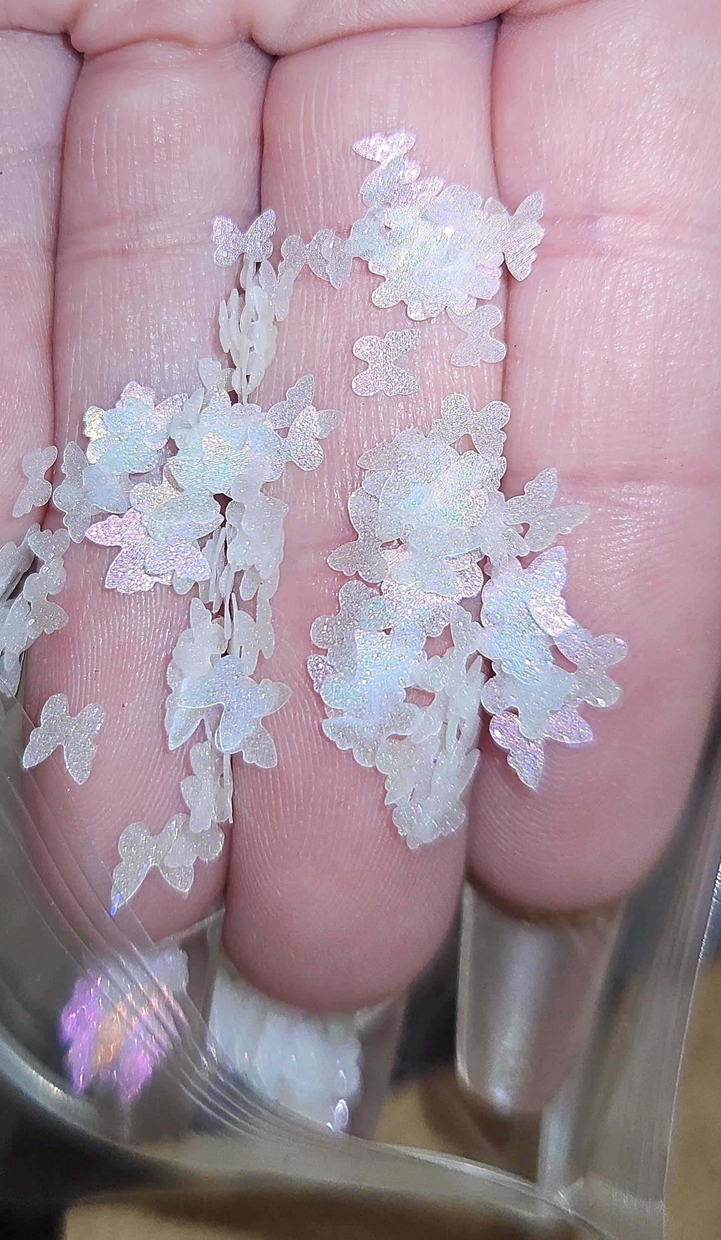 Butterfly shift glitter