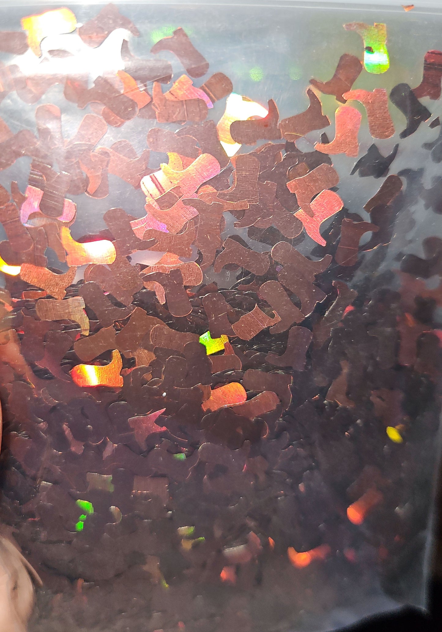 Boot glitter