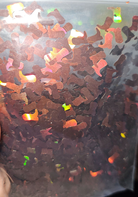 Boot glitter