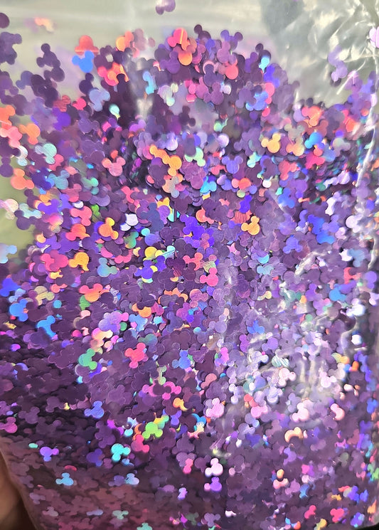 Purple mickey ears
