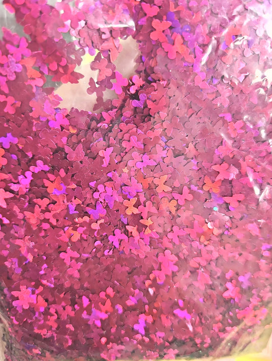 Hot pink butterfly