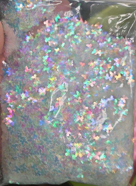 Iridescent butterfly