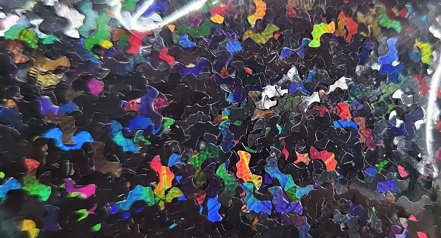 Mini black holo bats