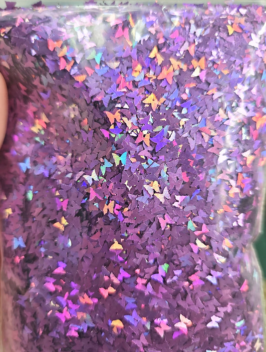 Purple mini butterflies