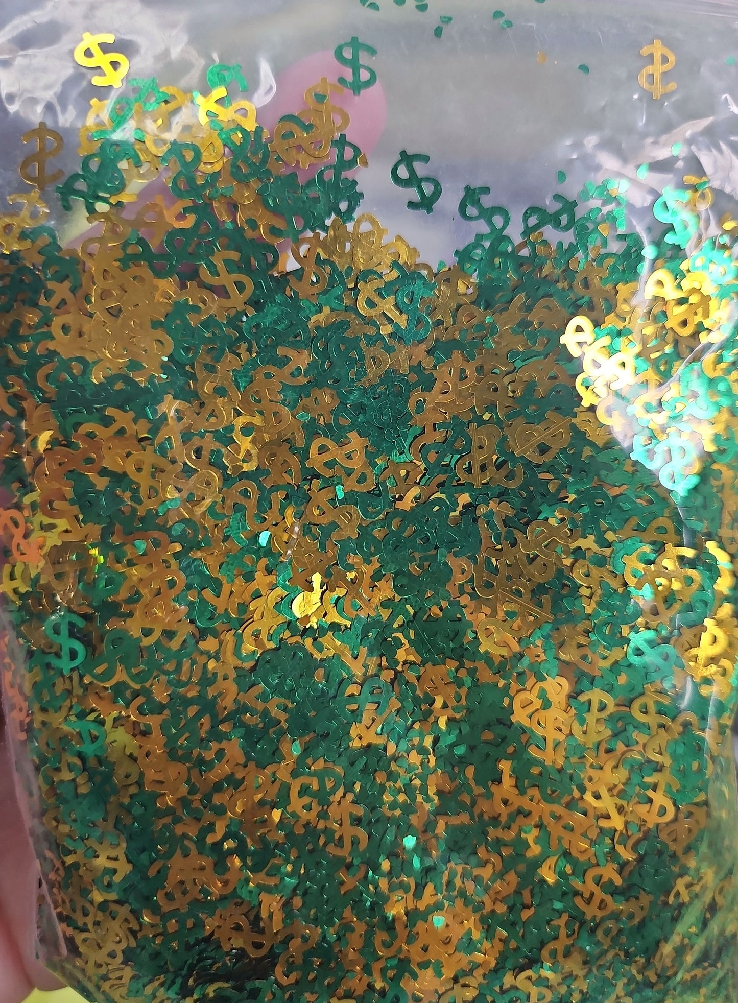 Money glitter