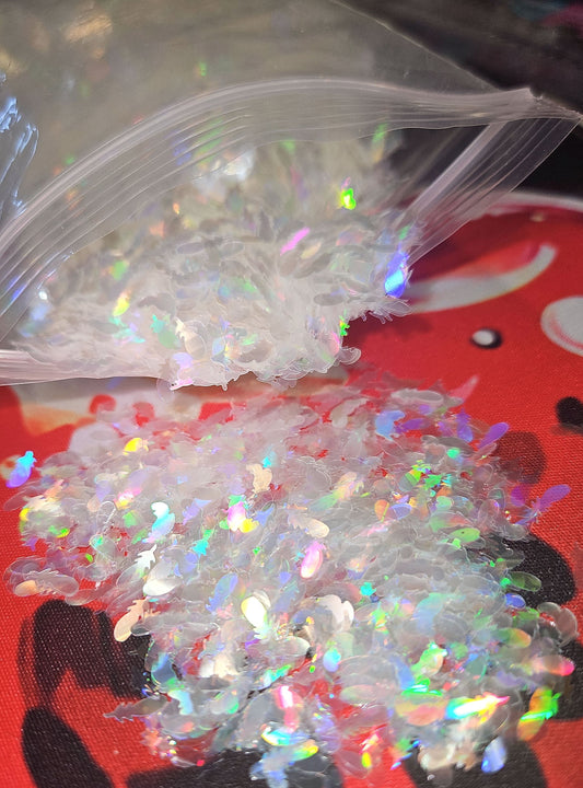 Iridescent feather