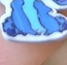 Blue Alien clay
