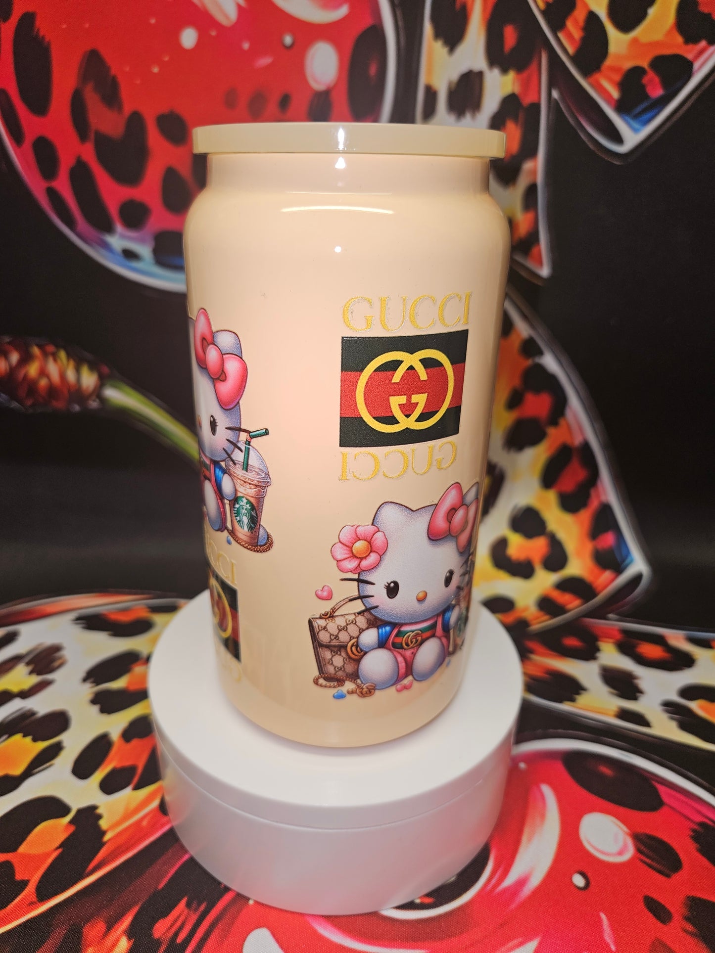 HK GG 16oz stainless soft peach