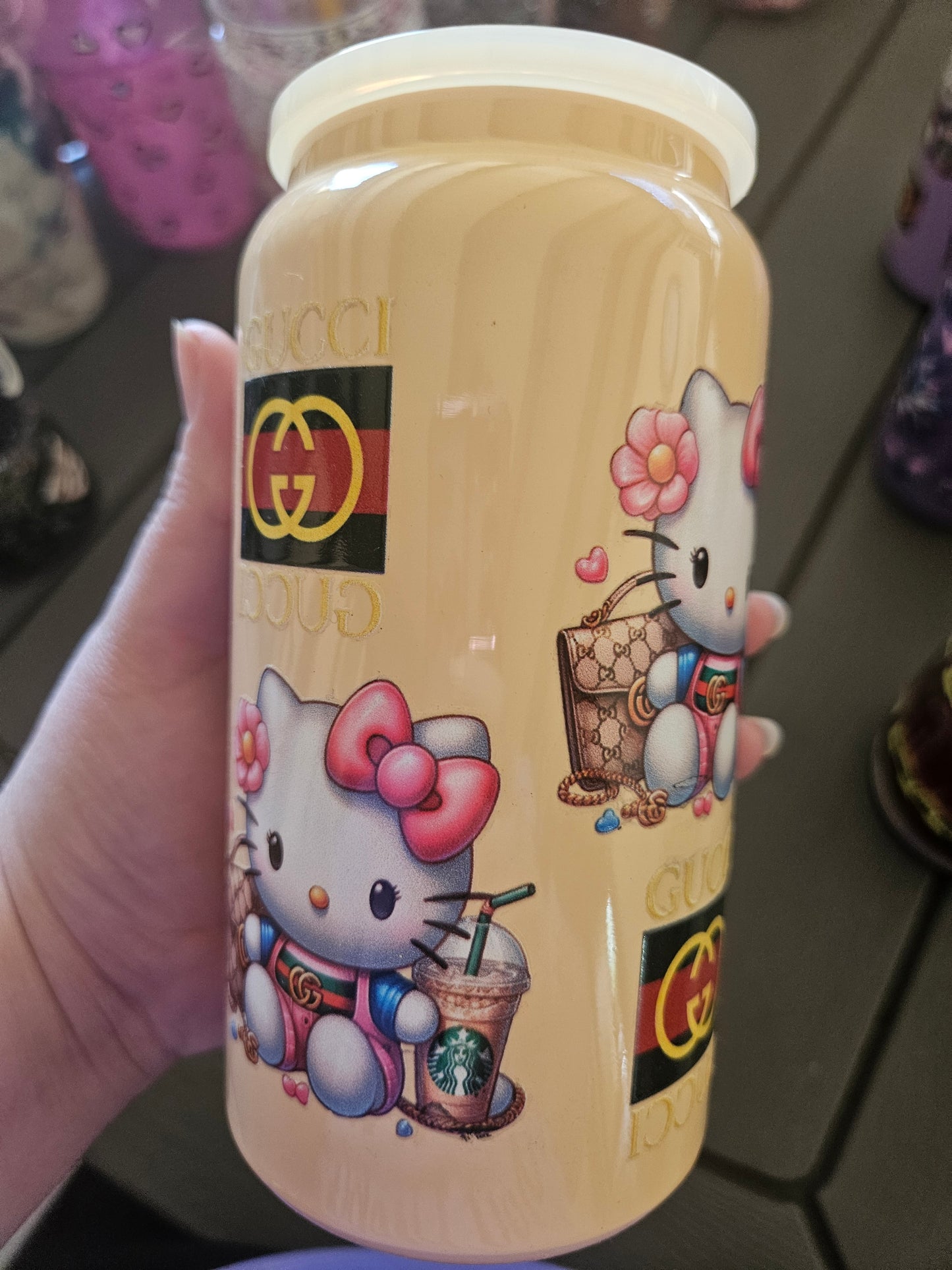 Yellow stainless steel 16oz