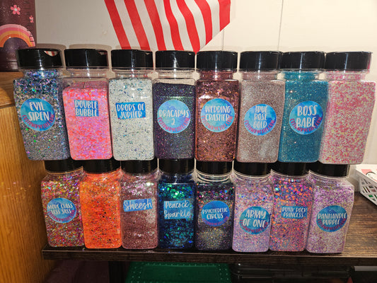 1oz Mystery Glitter-No Label