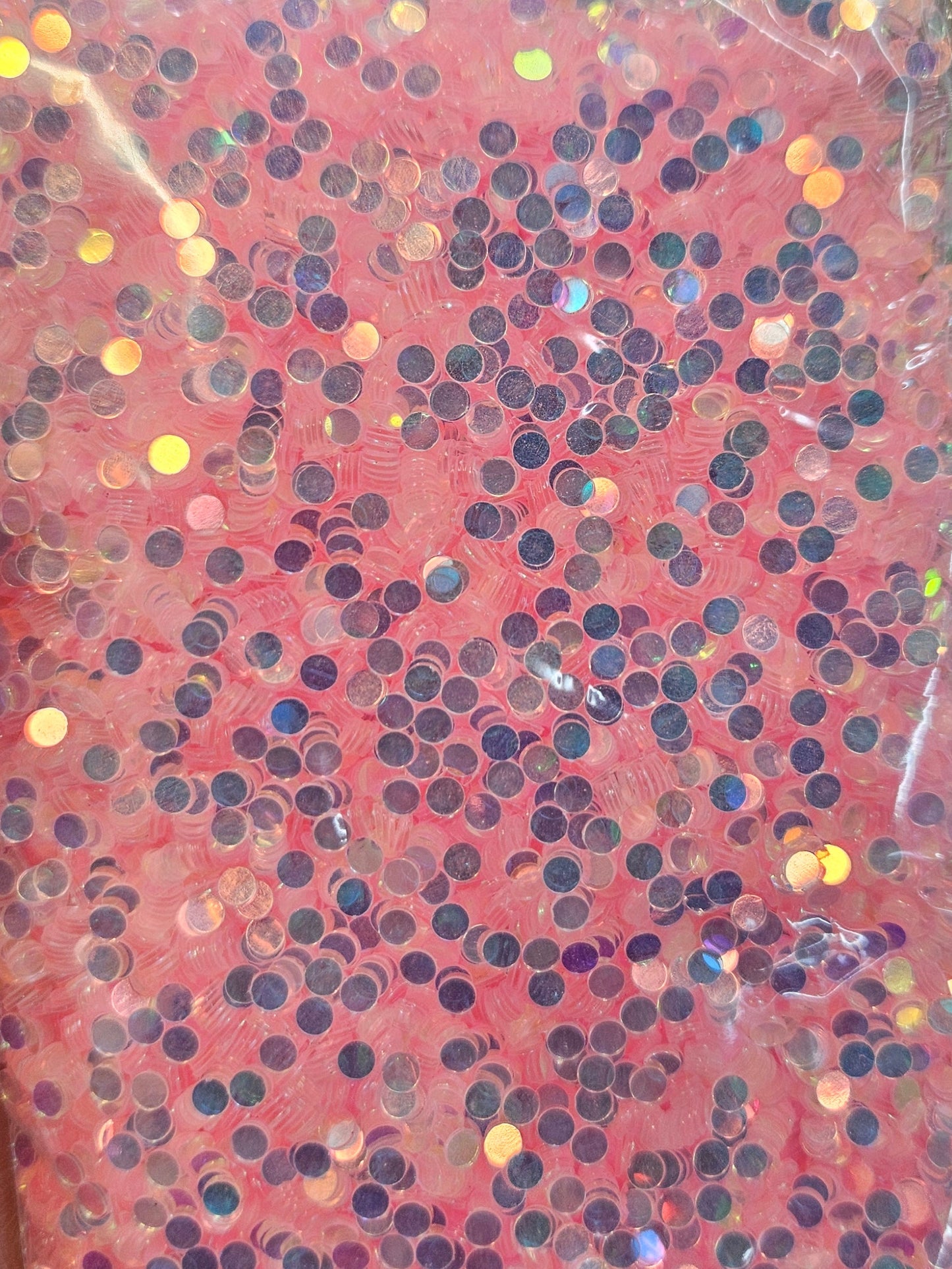 Pink iridescent Dots