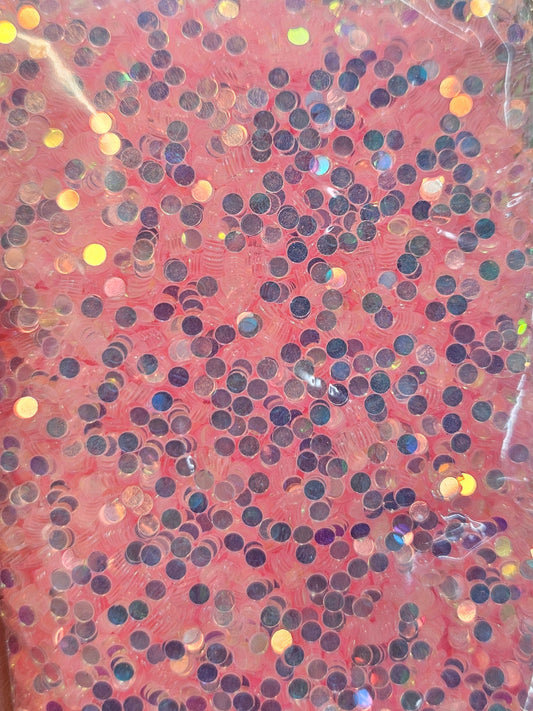 Pink iridescent Dots