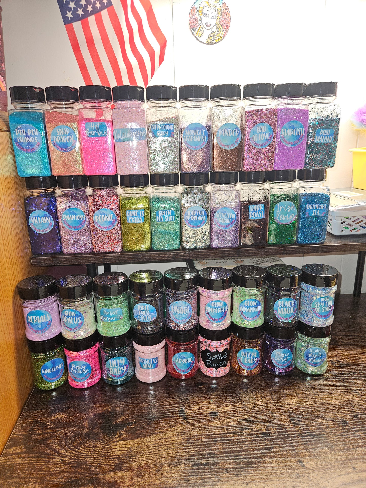 Mystery 2oz glitter- no lable