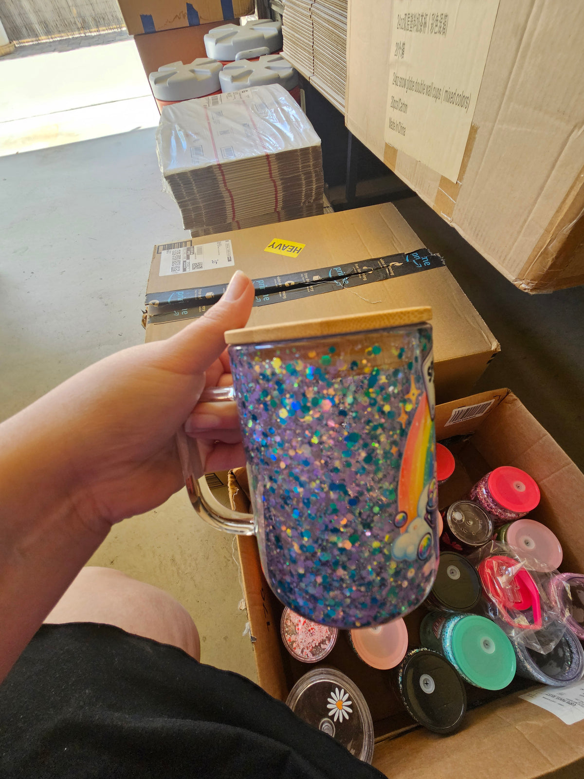 15oz Glass splash