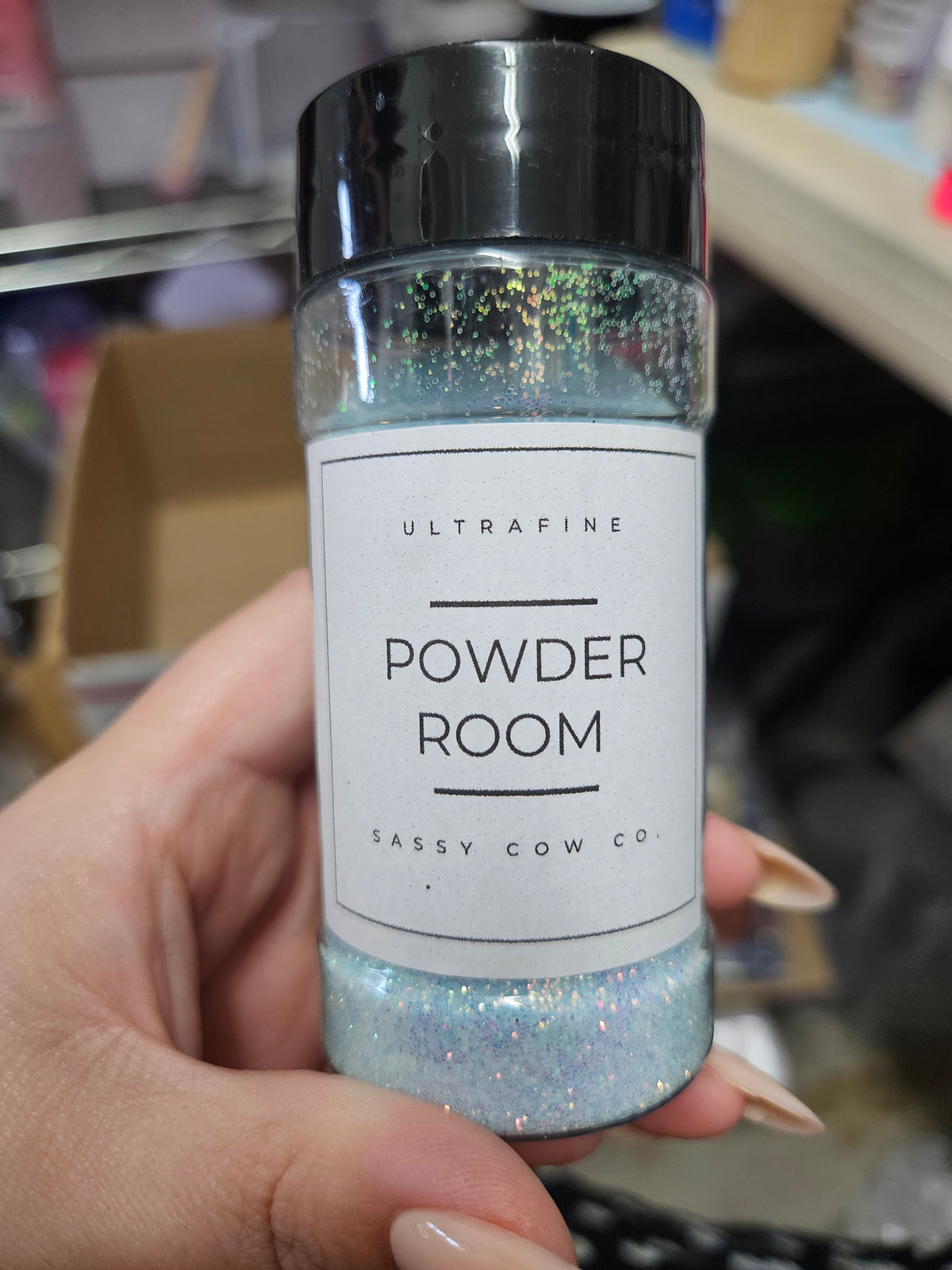 Powder-fine
