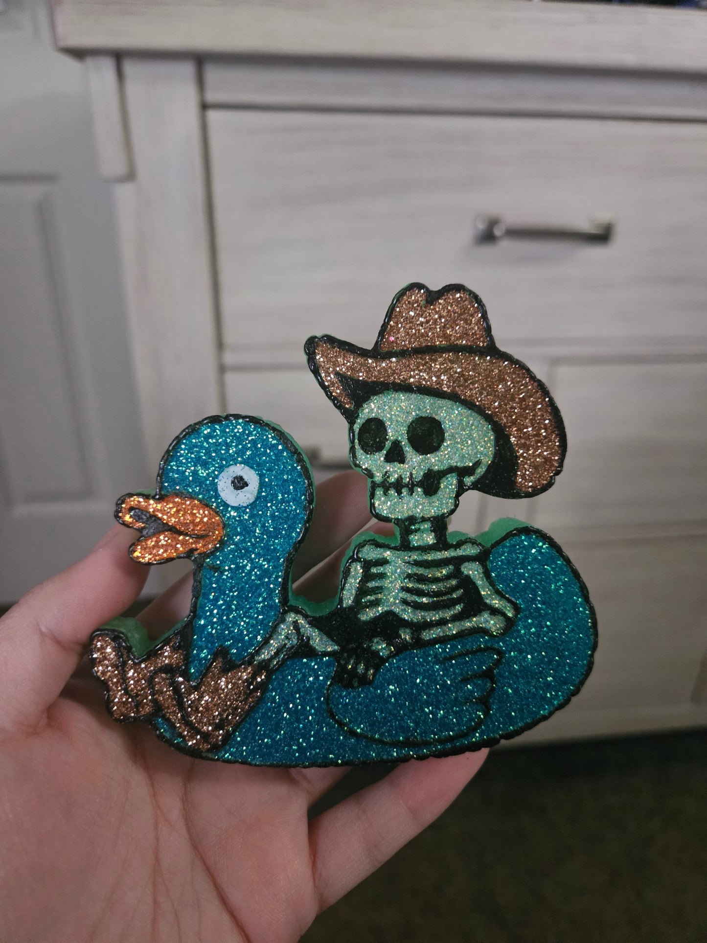 Turquoise Duckie(Glow)-Mexican Vanilla scent