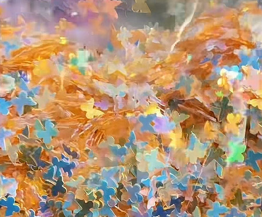 Peach shift butterfly